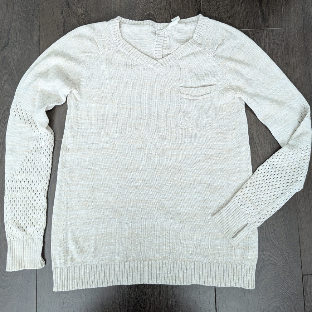 Ivivva Cream Knit Sweater